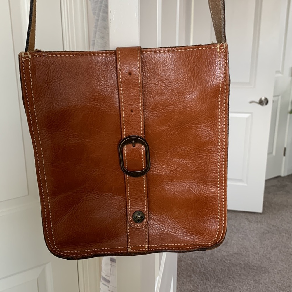 Leather crossbody bag